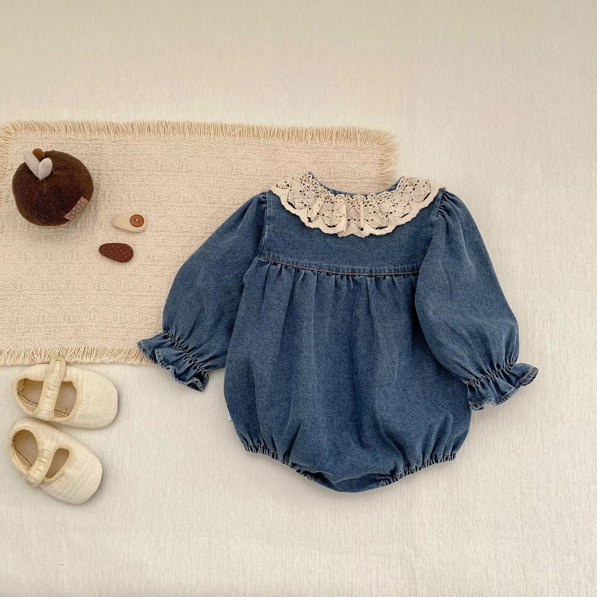 Margot Denim Romper