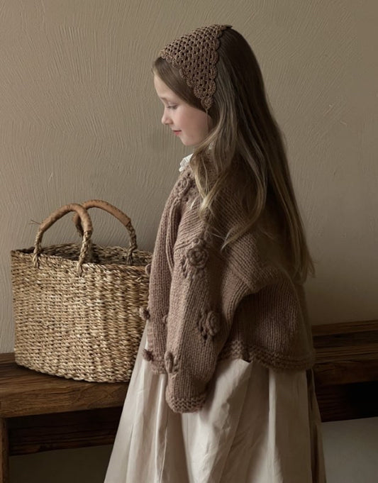 flora embroidered cardigan