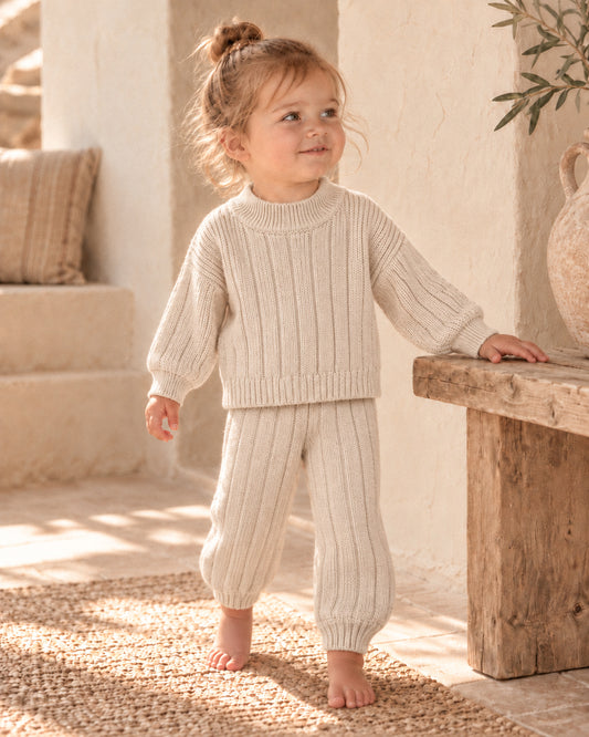 RIBBED KNIT SET