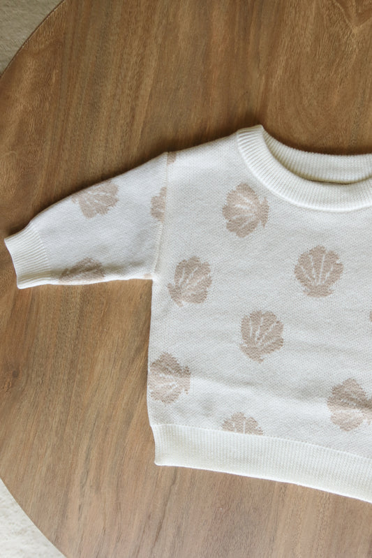 shell knit jumper