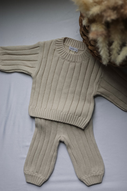 ribbed knit set