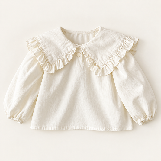 Eloise Ruffle Collar Blouse