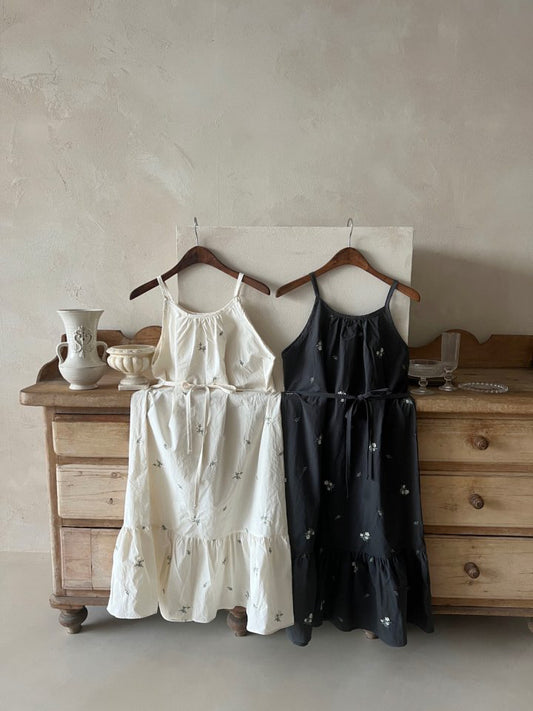 flor embroidery mommy dress