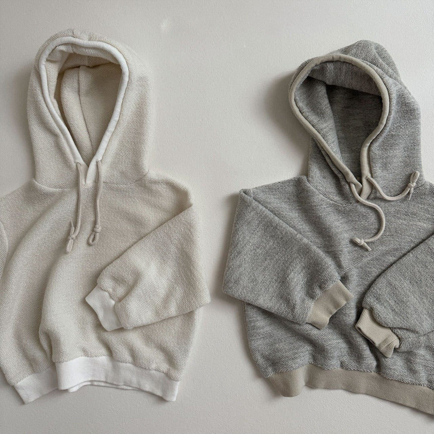 textured hoodie