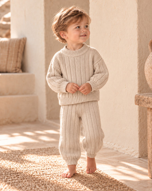 RIBBED KNIT SET