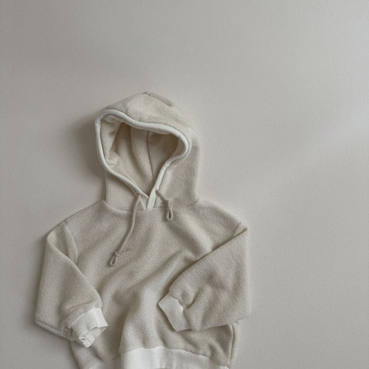 textured hoodie