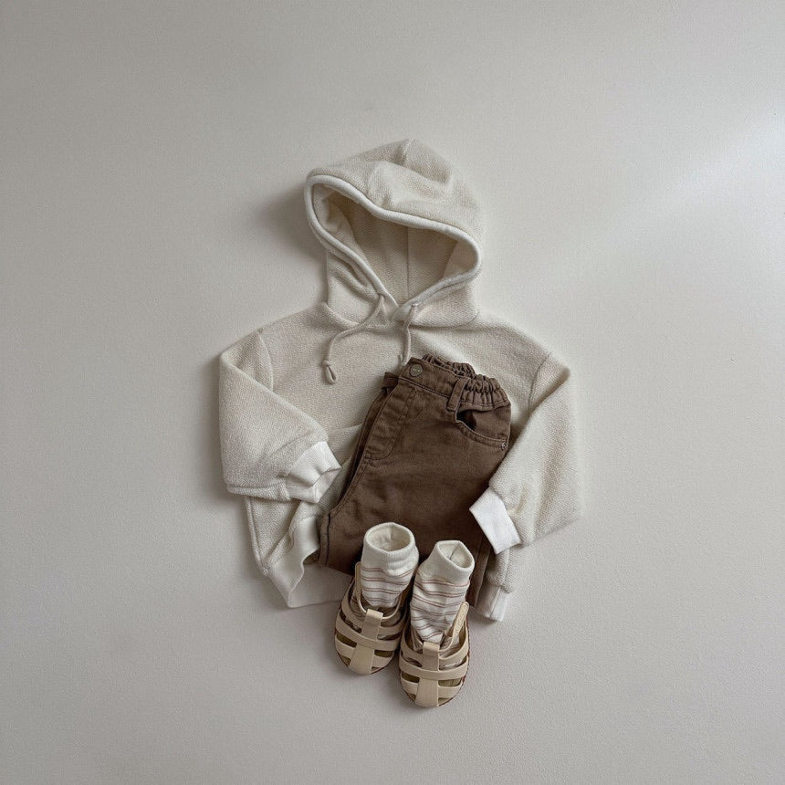 textured hoodie