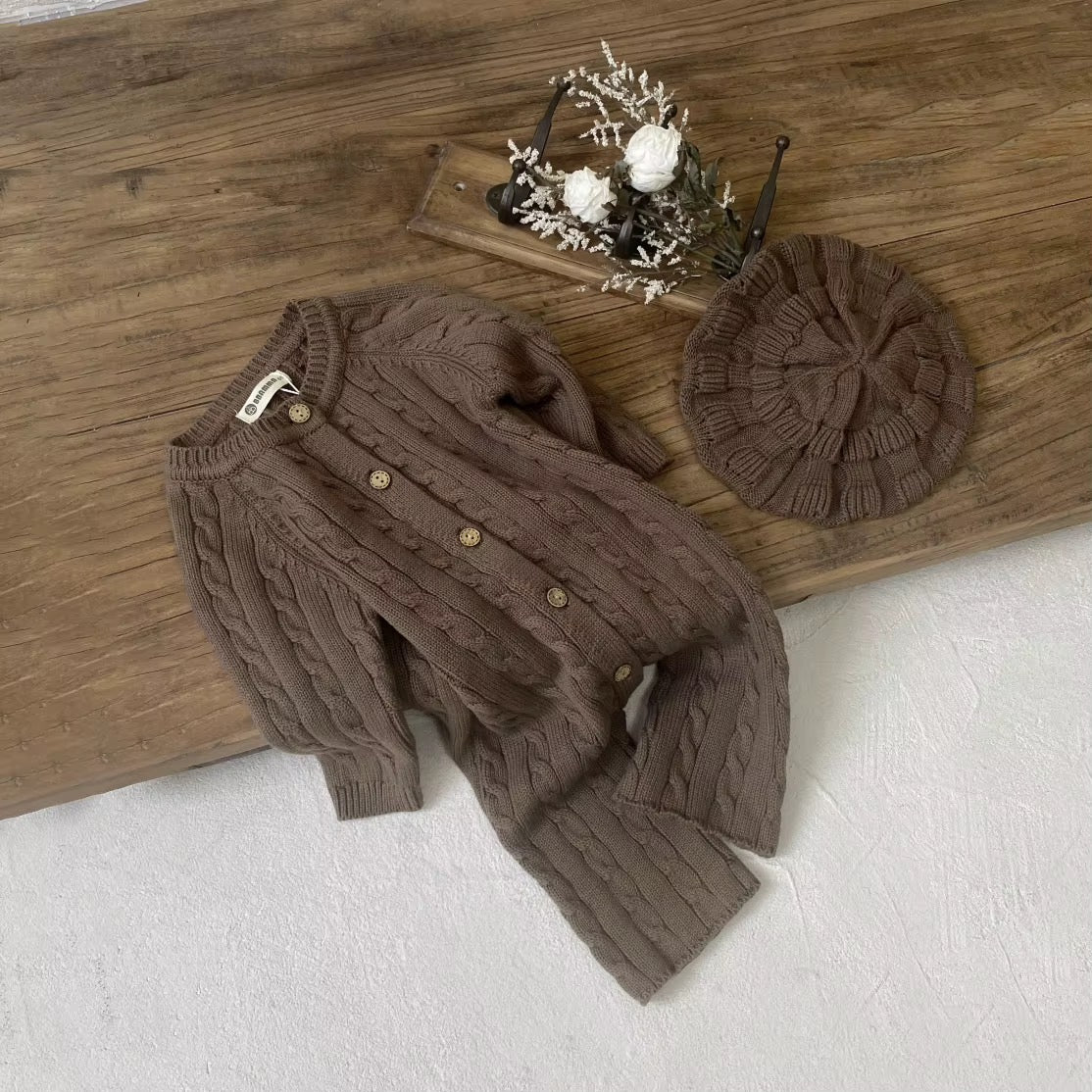 Cable Knit Romper