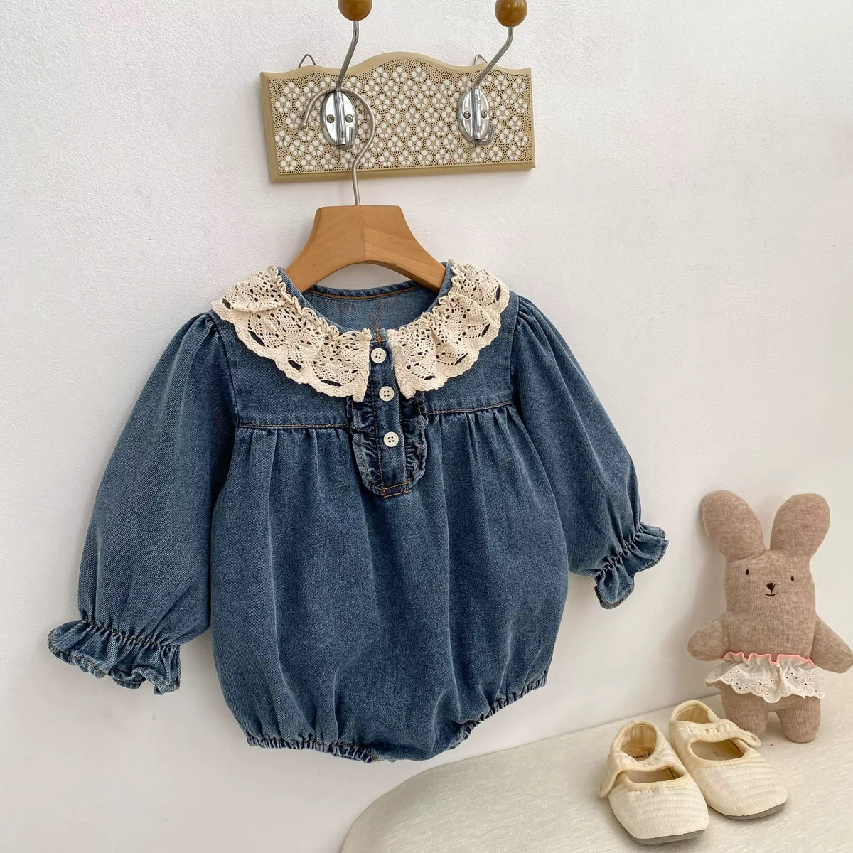 Margot Denim Romper