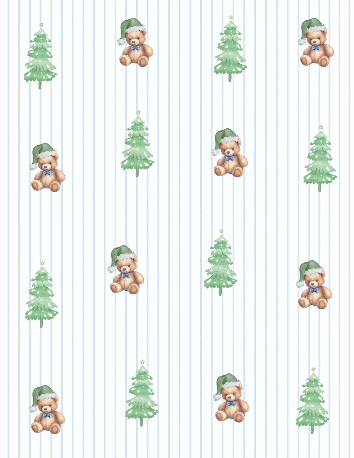 bear christmas bamboo rompee - blue