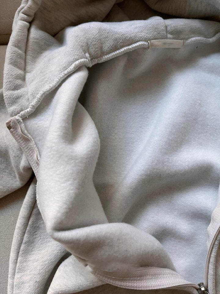 fleece hoody jumpsuit