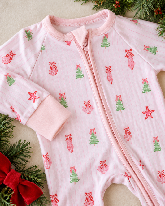 PINK COASTAL BAMBOO FOOTIE