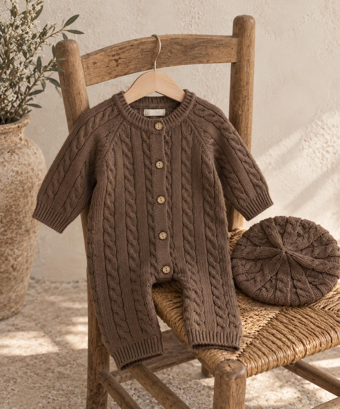 Cable Knit Romper
