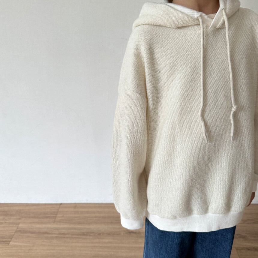 textured hoodie