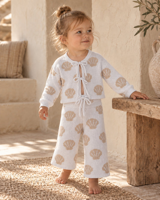 SHELL TIE KNIT SET