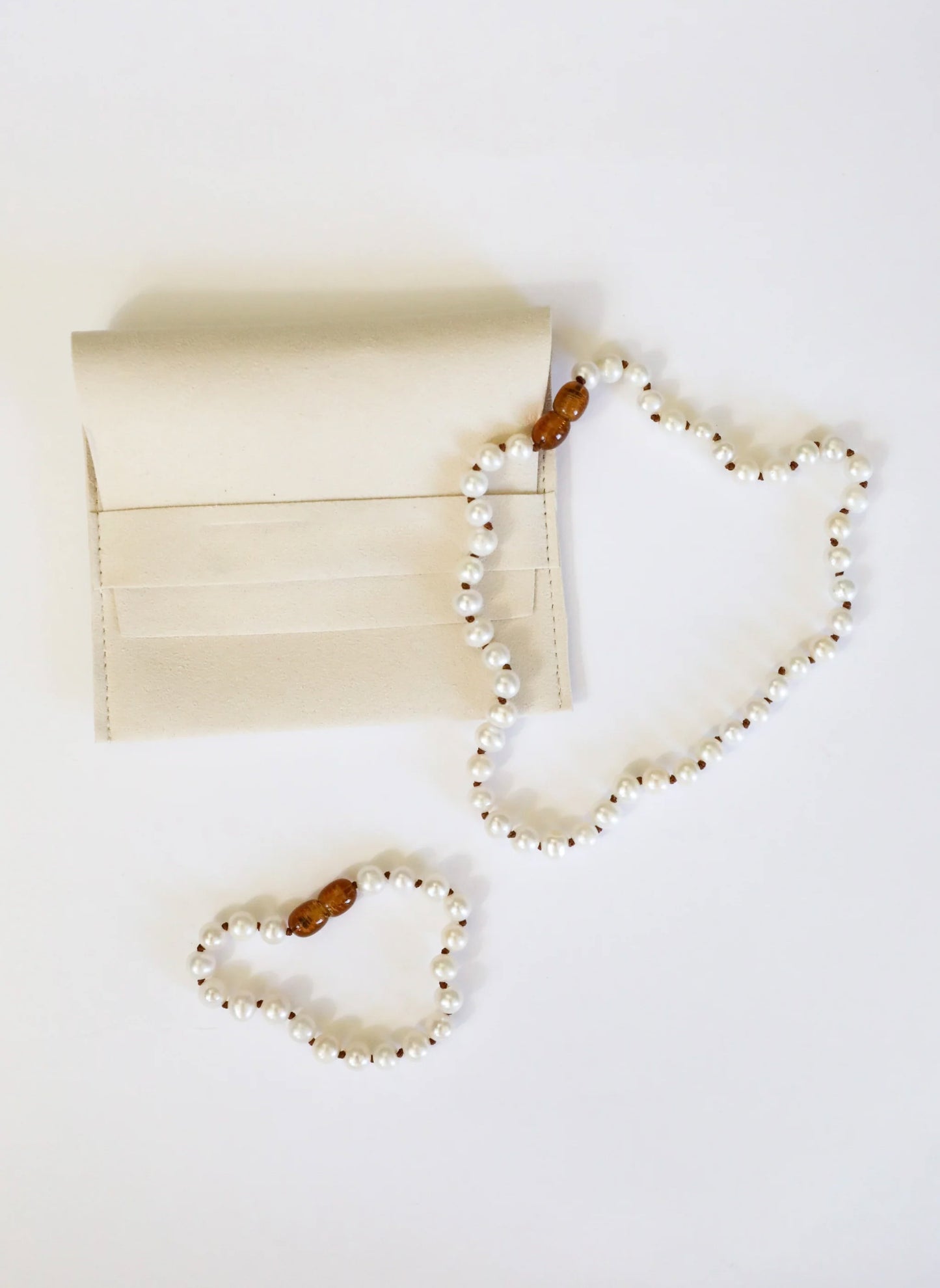 pure gemstone + pearl ll bracelet