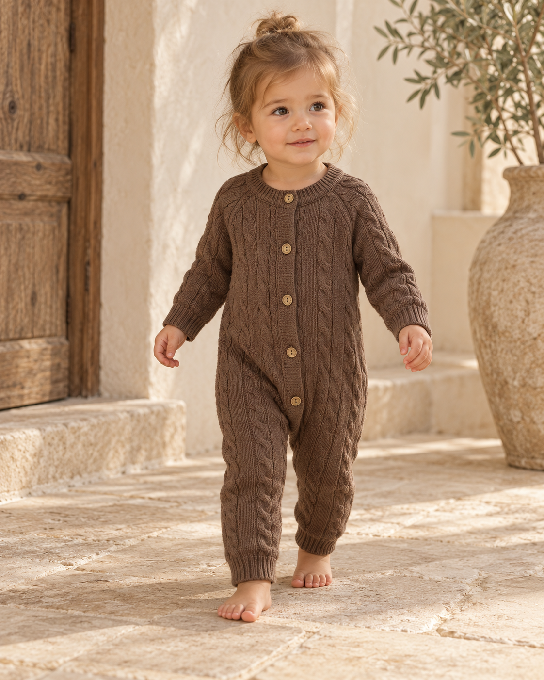 Cable Knit Romper